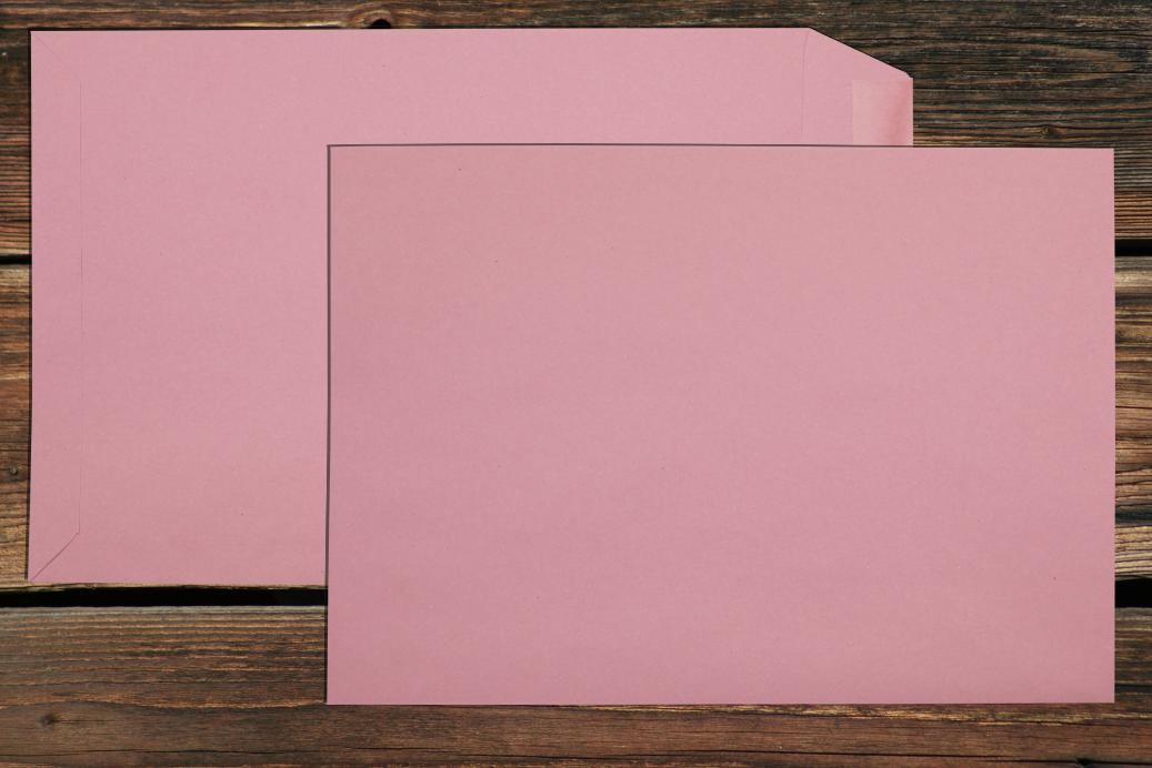 Versandtaschen B4 250x353 mm Nassklebend Recycling Rot 100 g/qm